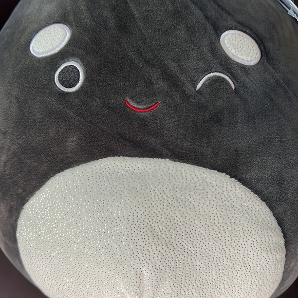 Squishmallows Kai the orca. winking eye and glitter tummy. NWT - Picture 5 of 6